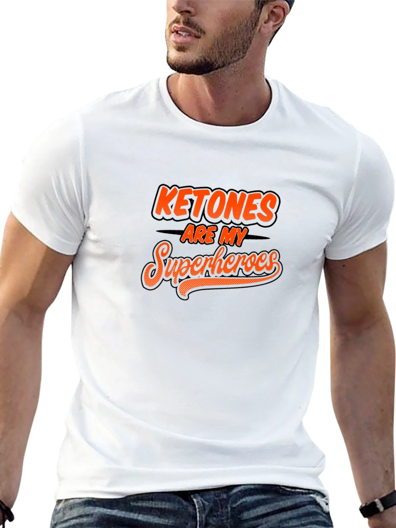 Black Ketones Are My Superheroes Black T-Shirt view 13