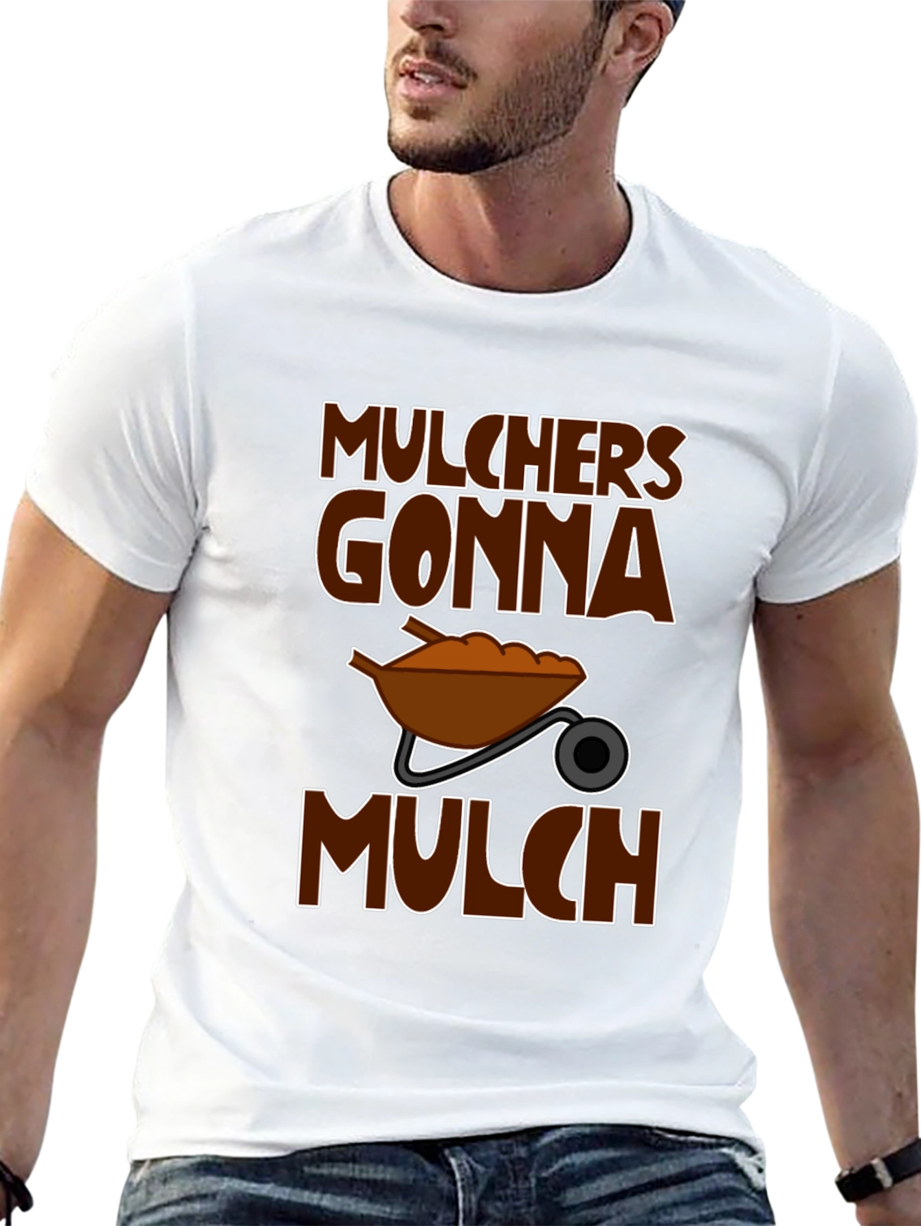 Black Mulchers Gonna Mulch T-Shirt Funny Gardening Tee view 13
