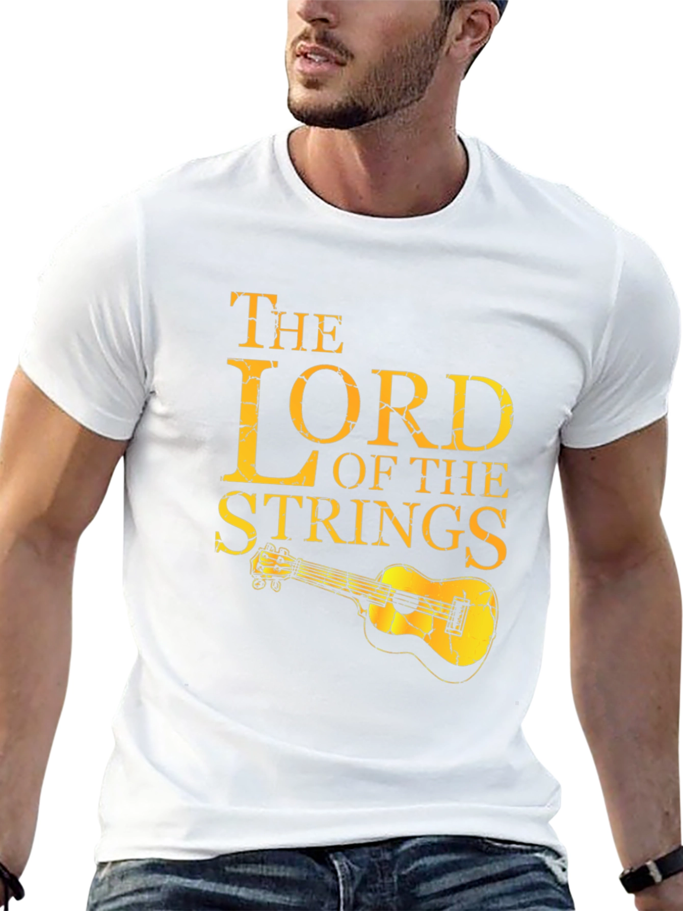 Black Lord of the Strings Graphic Tee view 13
