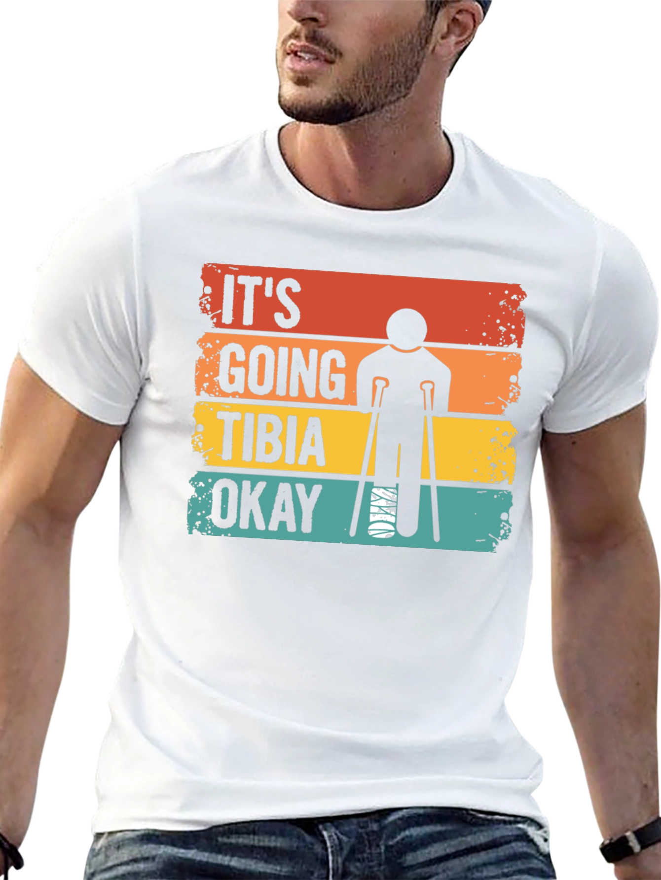 Black It's Going Tibia Okay T-Shirt view 13