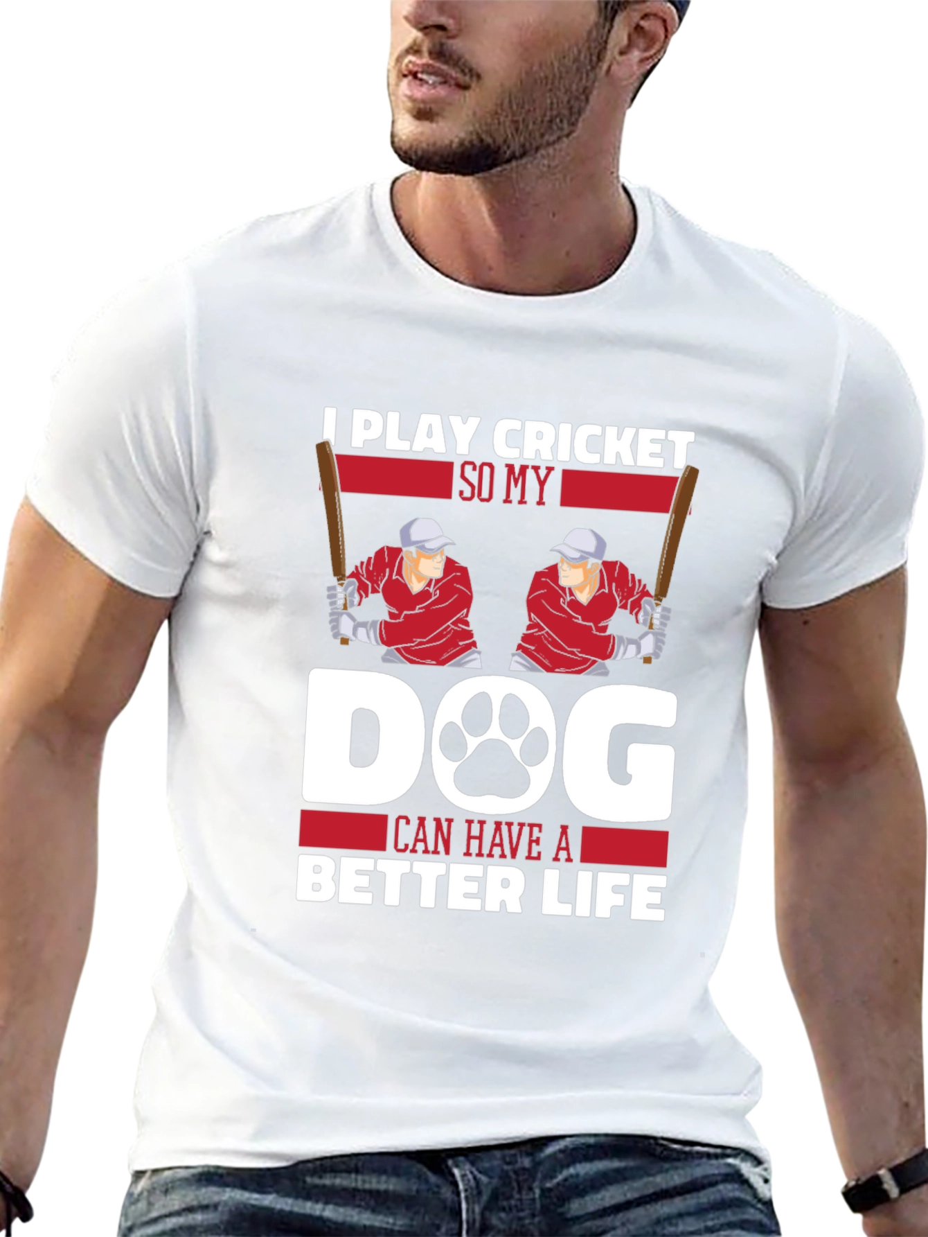 Cricket Dog Life T-Shirt - 13