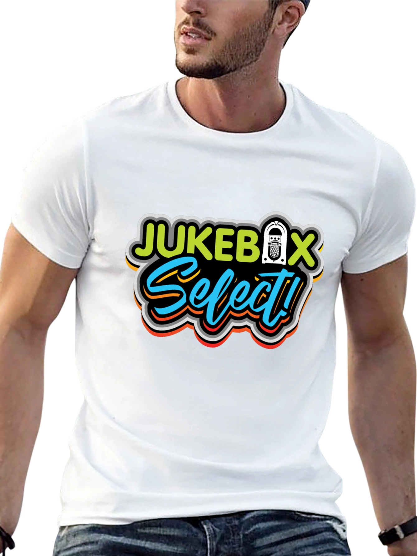 Black Jukebox Select Graphic Tee view 13