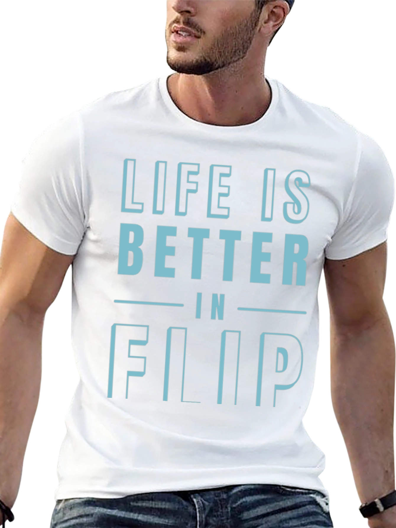 Black Life is Better in Flip T-Shirt - Black view 13