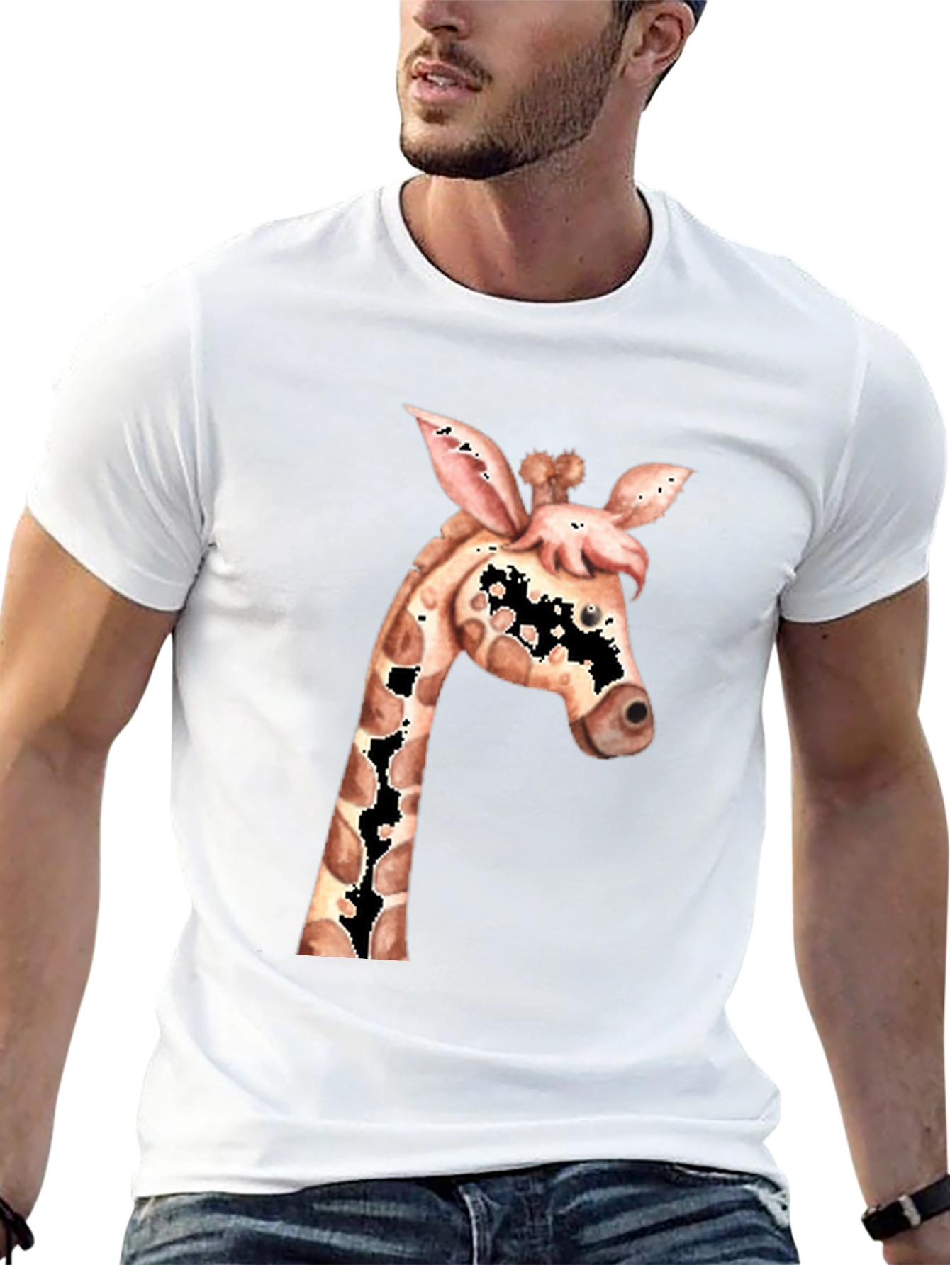 Black Giraffe Graphic Tee view 13