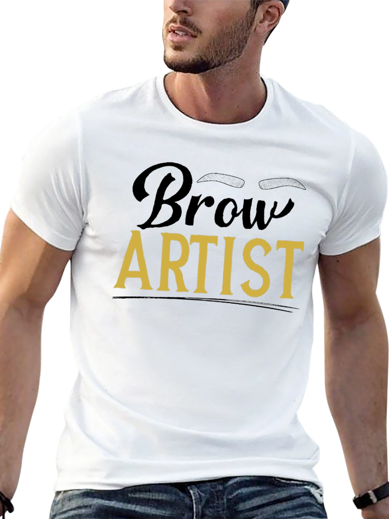 Black Brow Artist Graphic Tee - Stylish & Comfortable view 13
