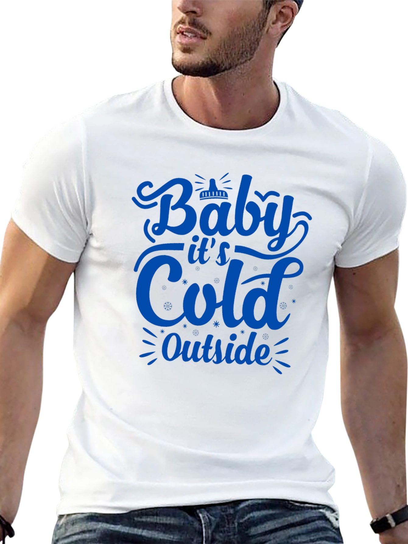 Black Baby It's Cold Outside T-Shirt view 13
