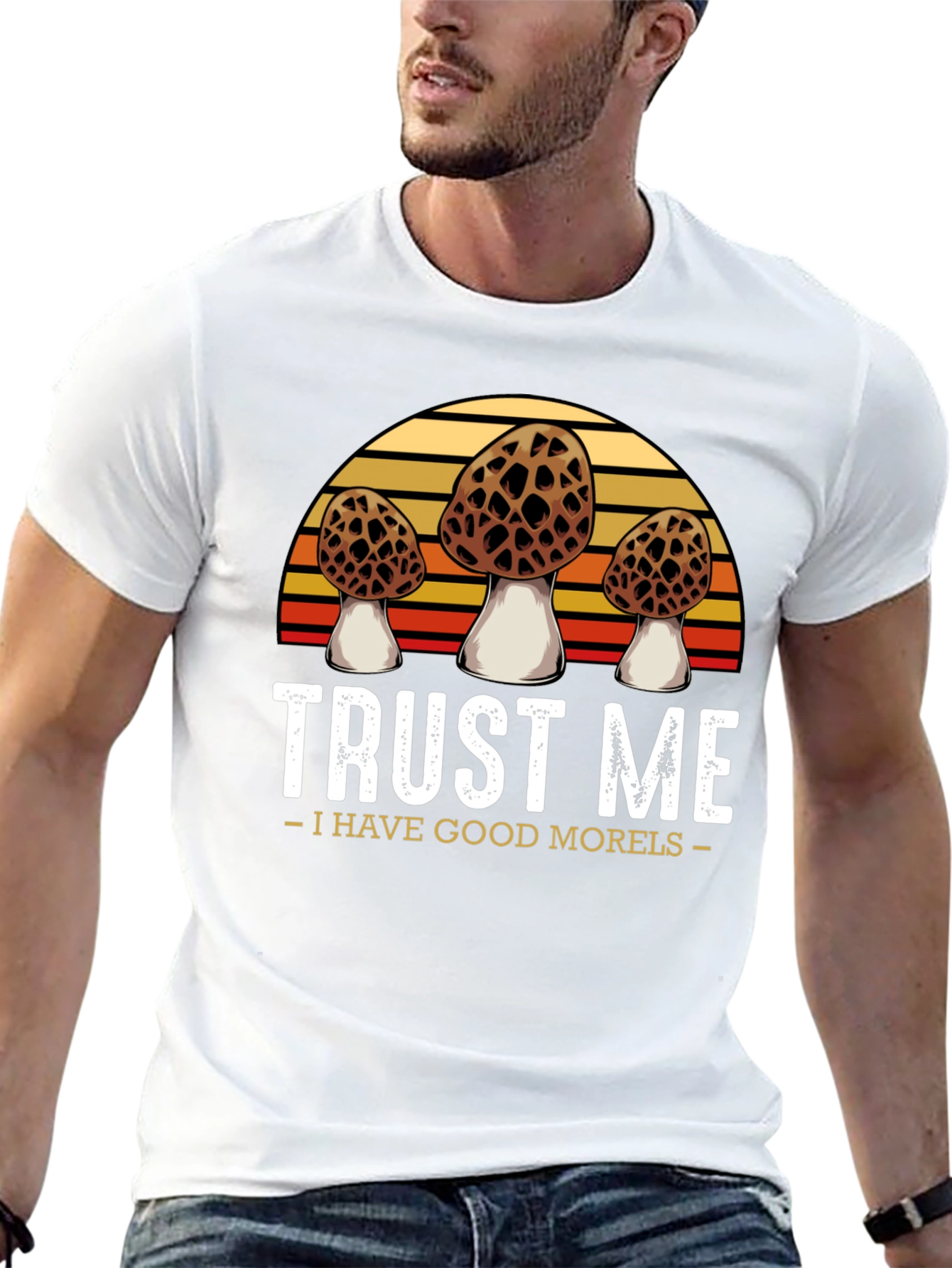Black Trust Me I Have Good Morels T-Shirt view 13