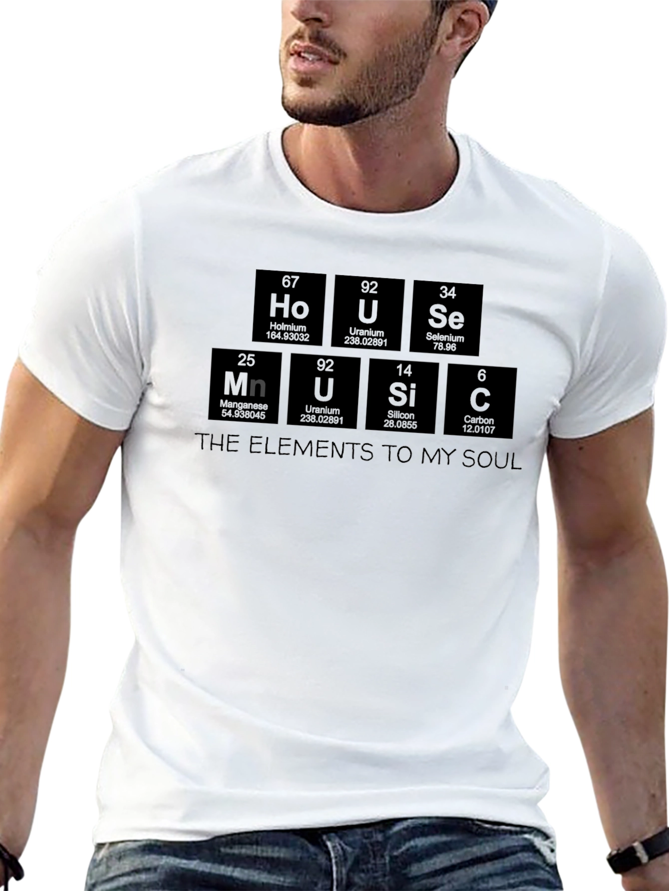 Black Elements to My Soul Black Graphic T-Shirt view 13
