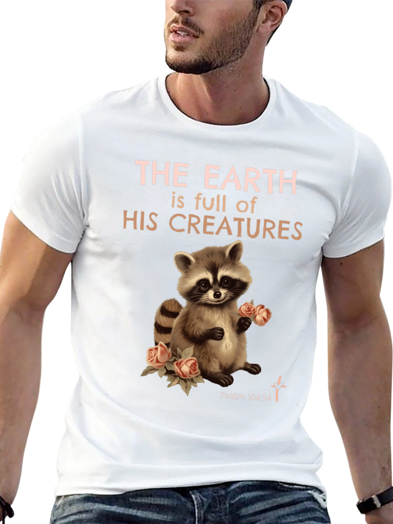 Black Earth's Creatures Raccoon Graphic Tee view 13