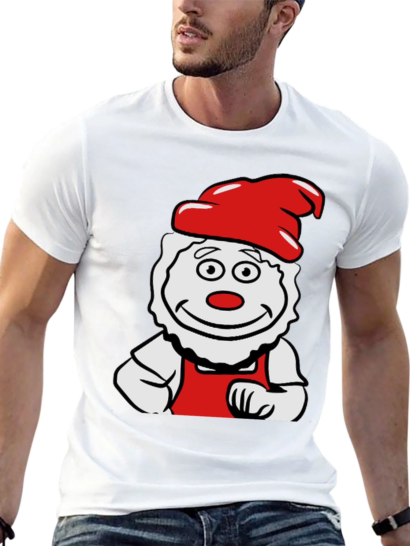 Black Funny Cook Cartoon Graphic T-Shirt view 13