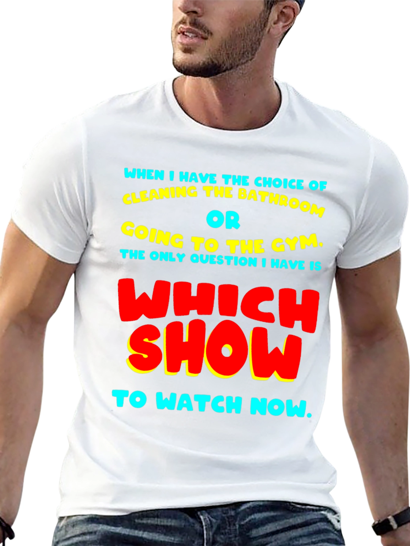 Black Funny Choice of Show T-Shirt view 13