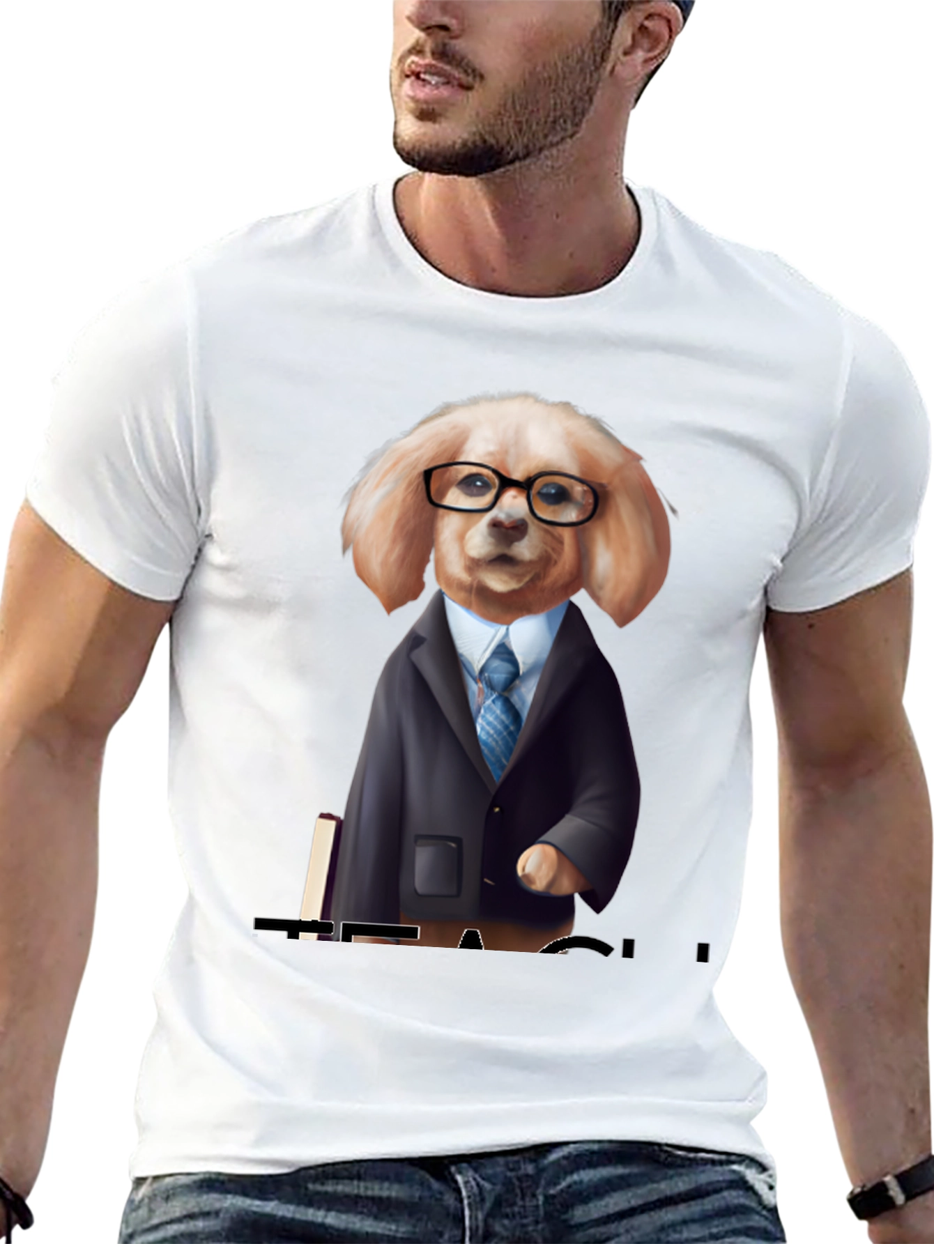 Black Dog Boss T-Shirt - Funny Business Casual Canine Tee view 13