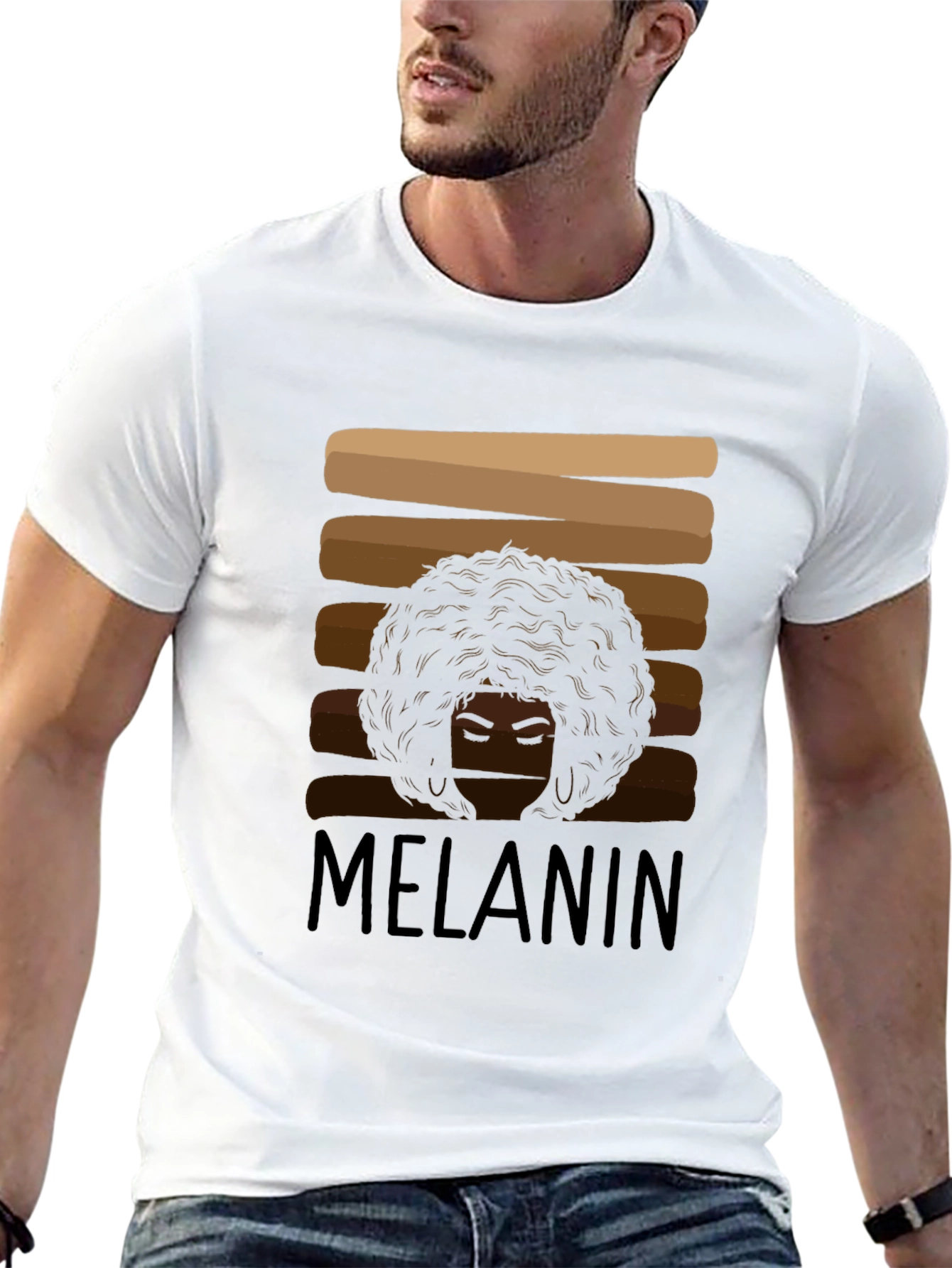 Black Melanin Pride T-Shirt view 13