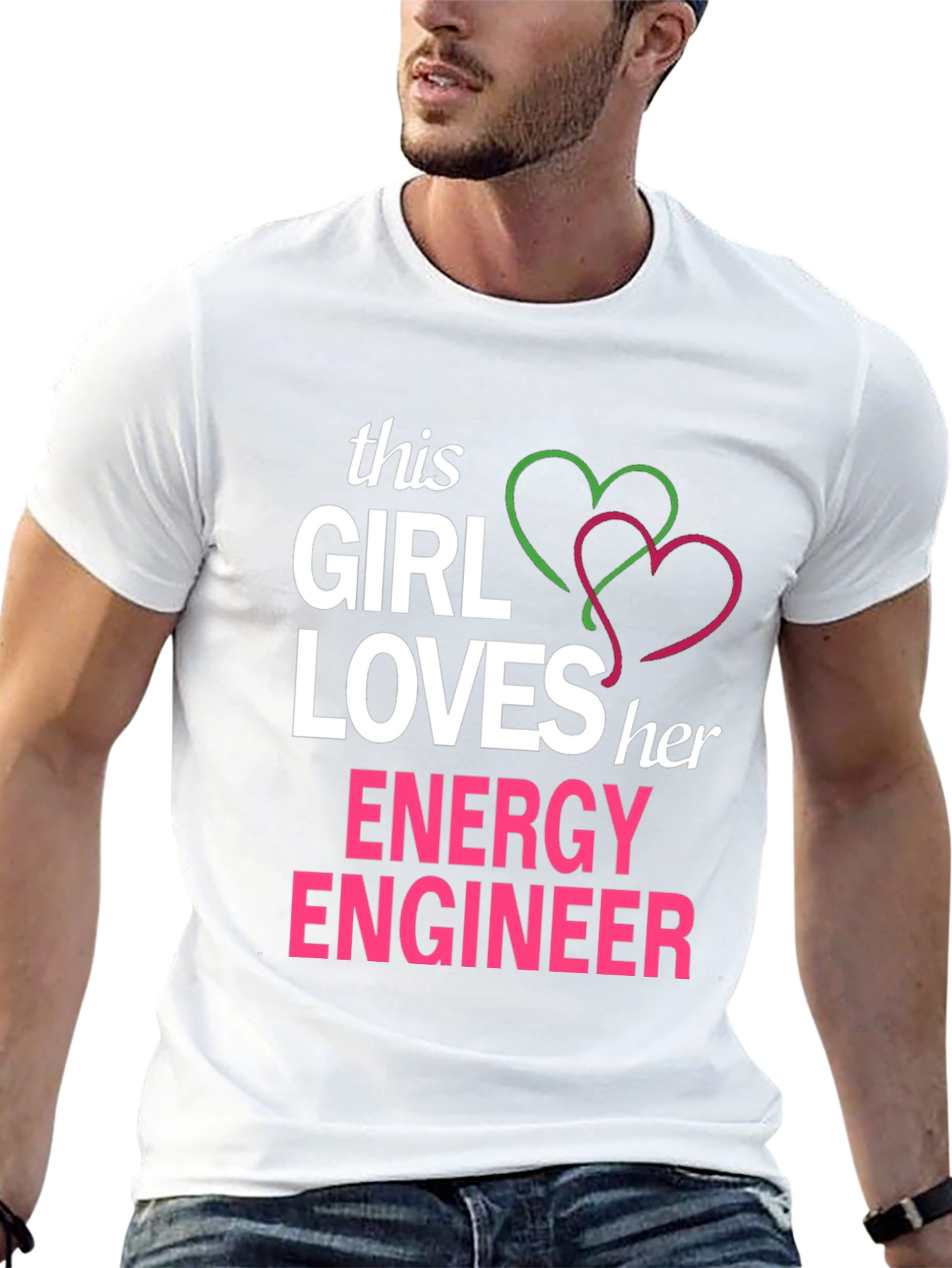 Black Girl Loves Energy Engineer T-Shirt view 13