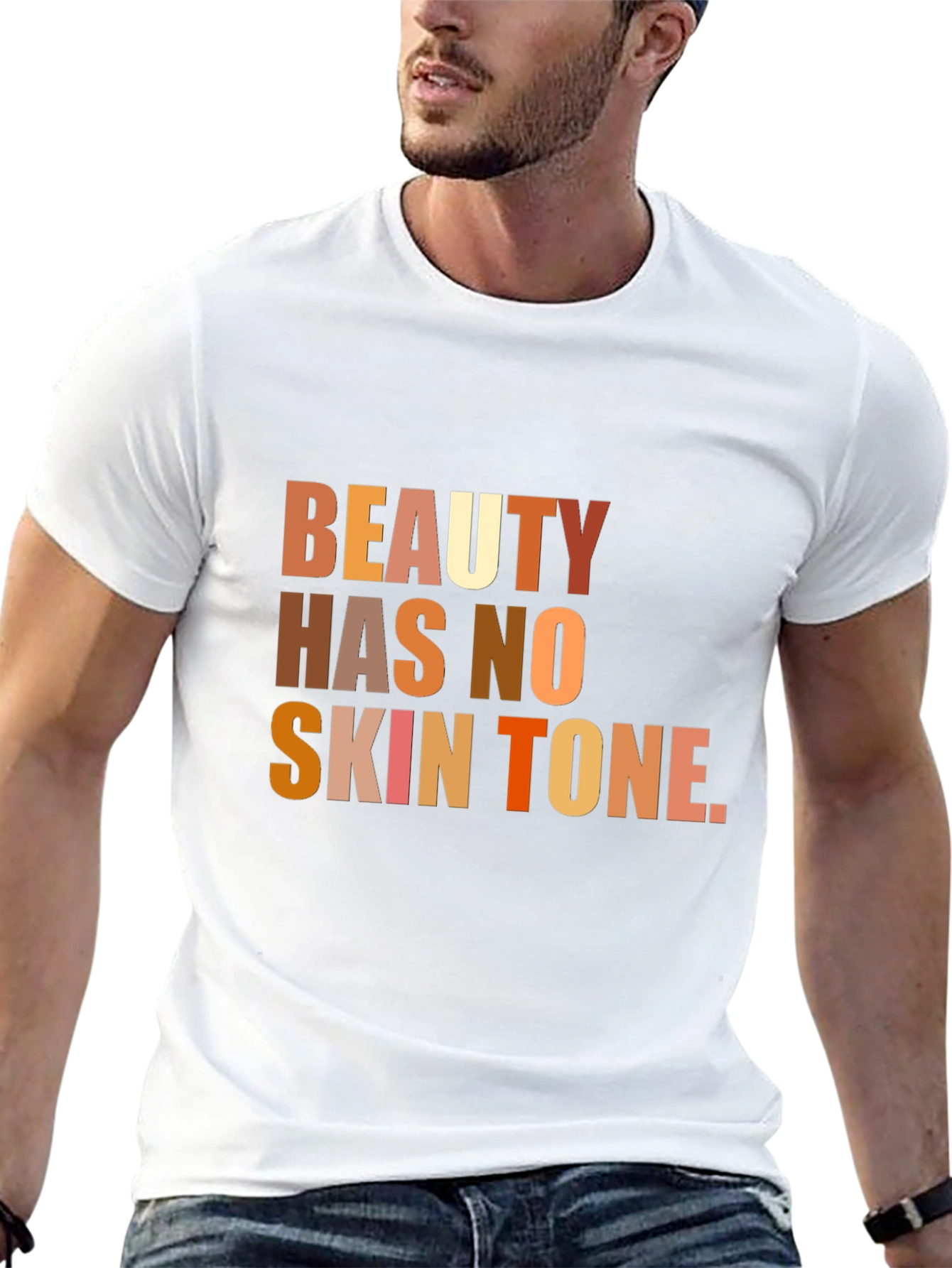 Black Beauty Has No Skin Tone Graphic T-Shirt - Black view 13