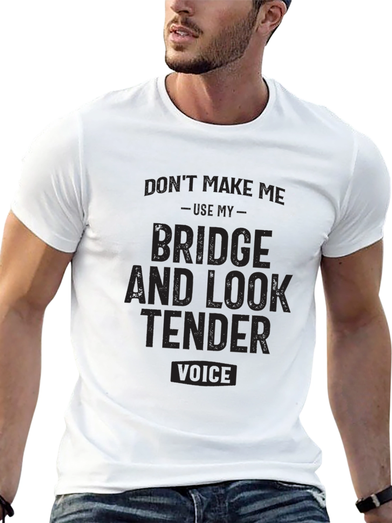 Black Bridge and Look Tender Voice Black T-Shirt view 13