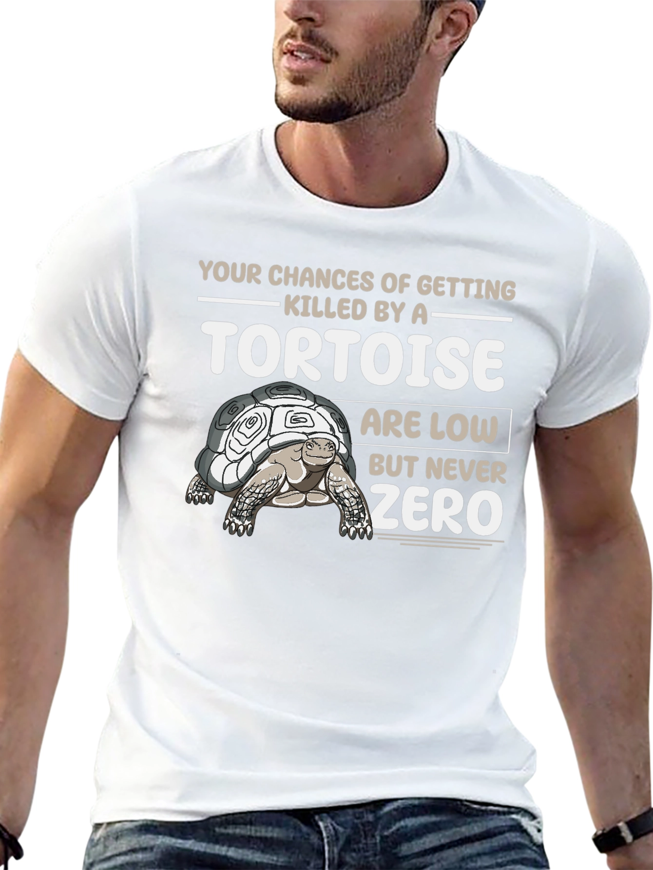 Black Tortoise Humor T-Shirt view 13