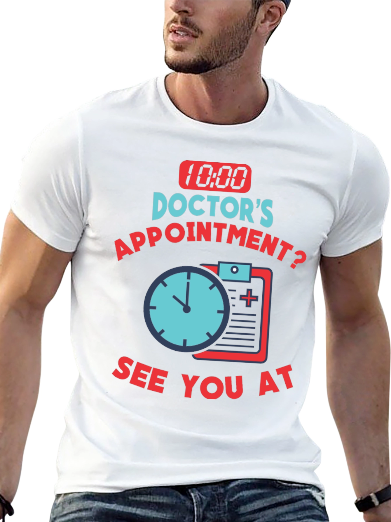 Black Doctor Appointment T-Shirt view 13