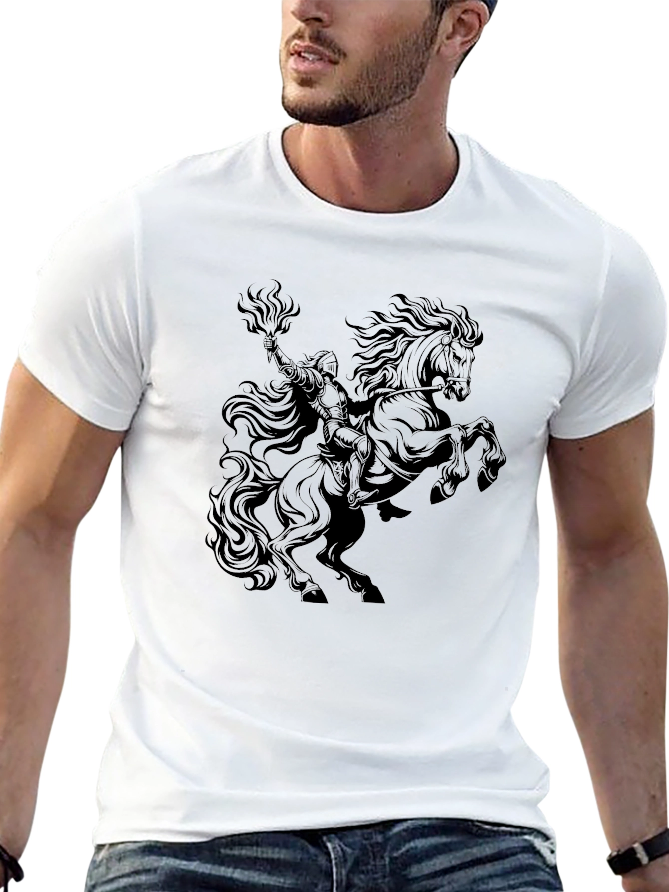 Knight on Horse T-Shirt - 13