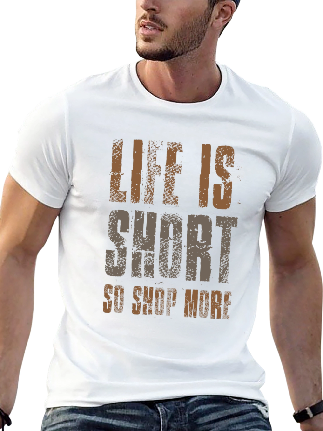 Black Life Is Short, Shop More Graphic Tee view 13
