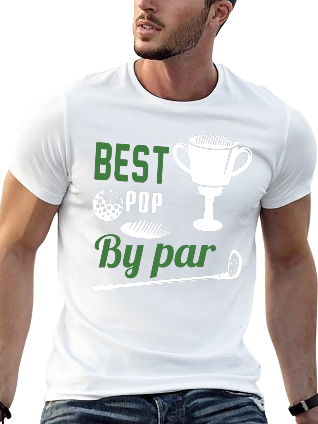 Black Best Pop By Par Golf T-Shirt view 13