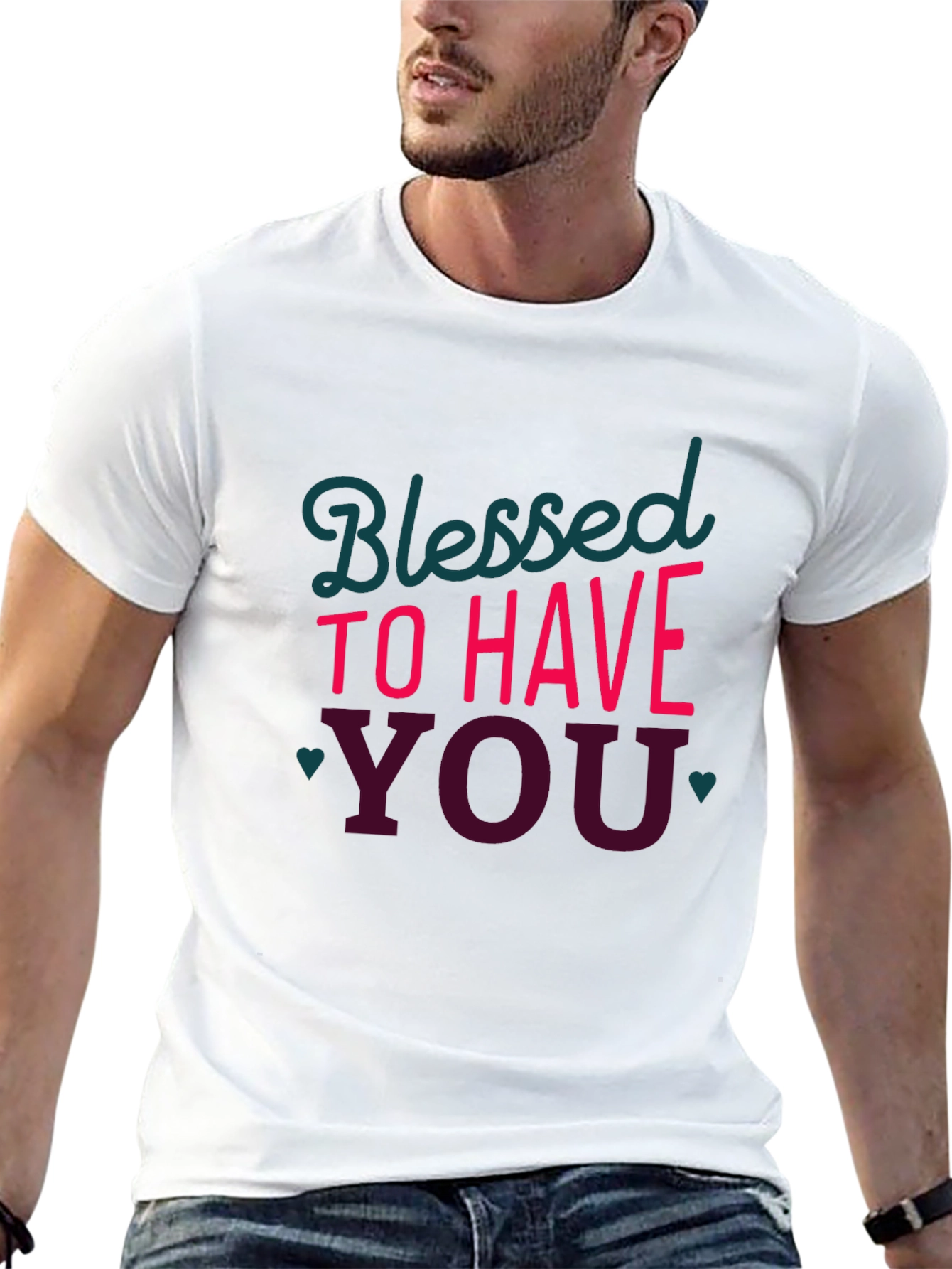 Black Blessed to Have You Graphic Tee view 13