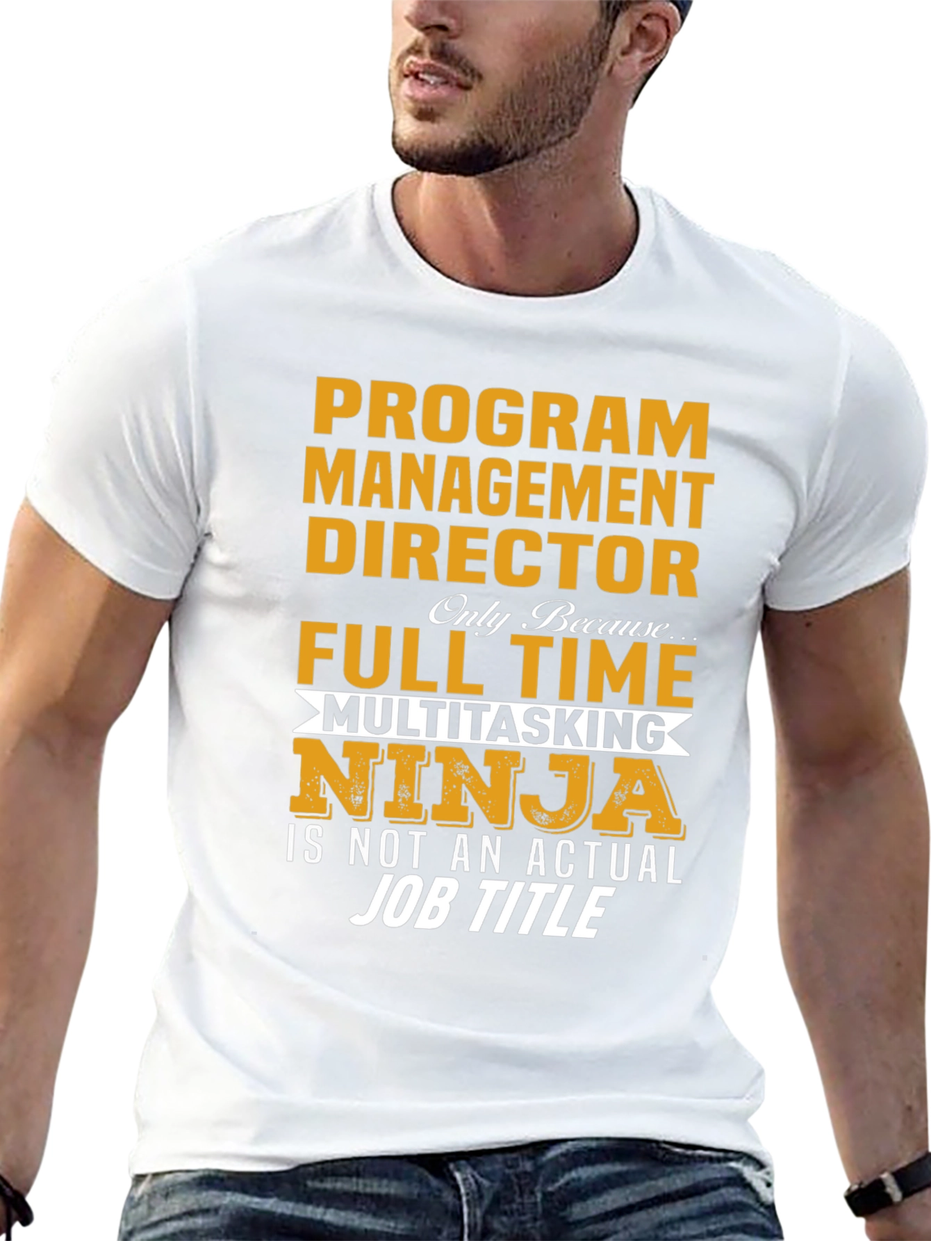 Black Program Management Director Ninja T-Shirt view 13