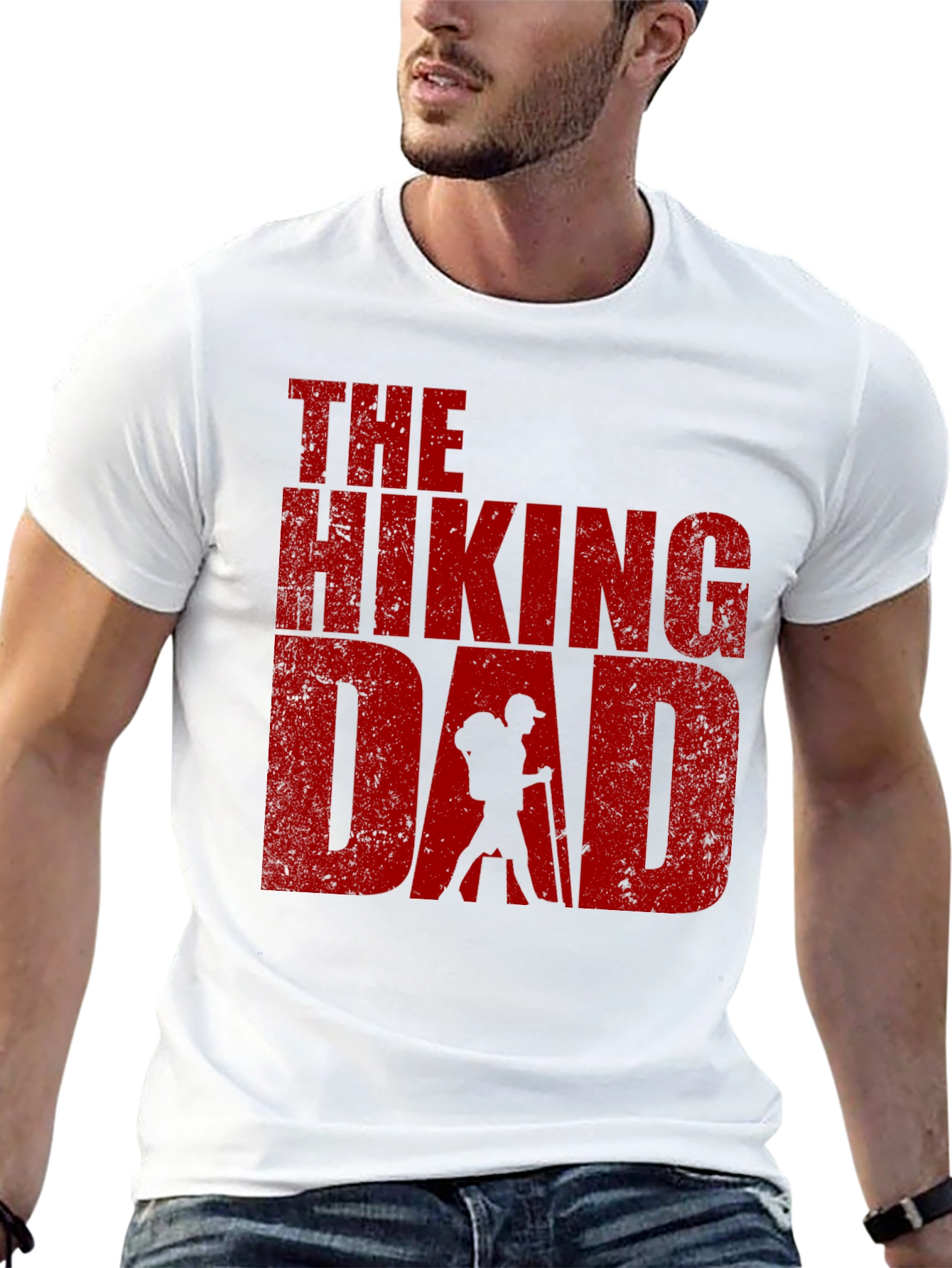 Black The Hiking Dad Graphic T-Shirt - Adventure Ready! view 13
