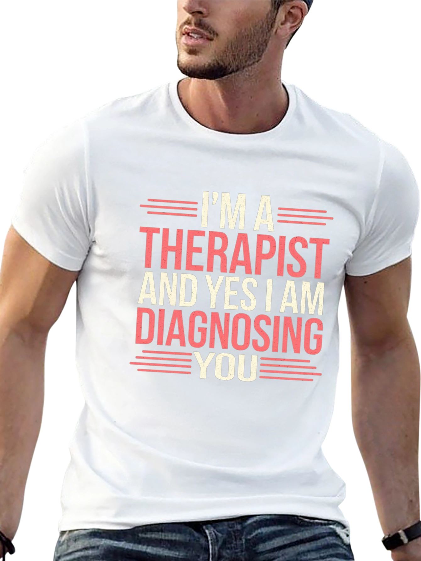 Black Therapist Diagnosing You Graphic T-Shirt view 13
