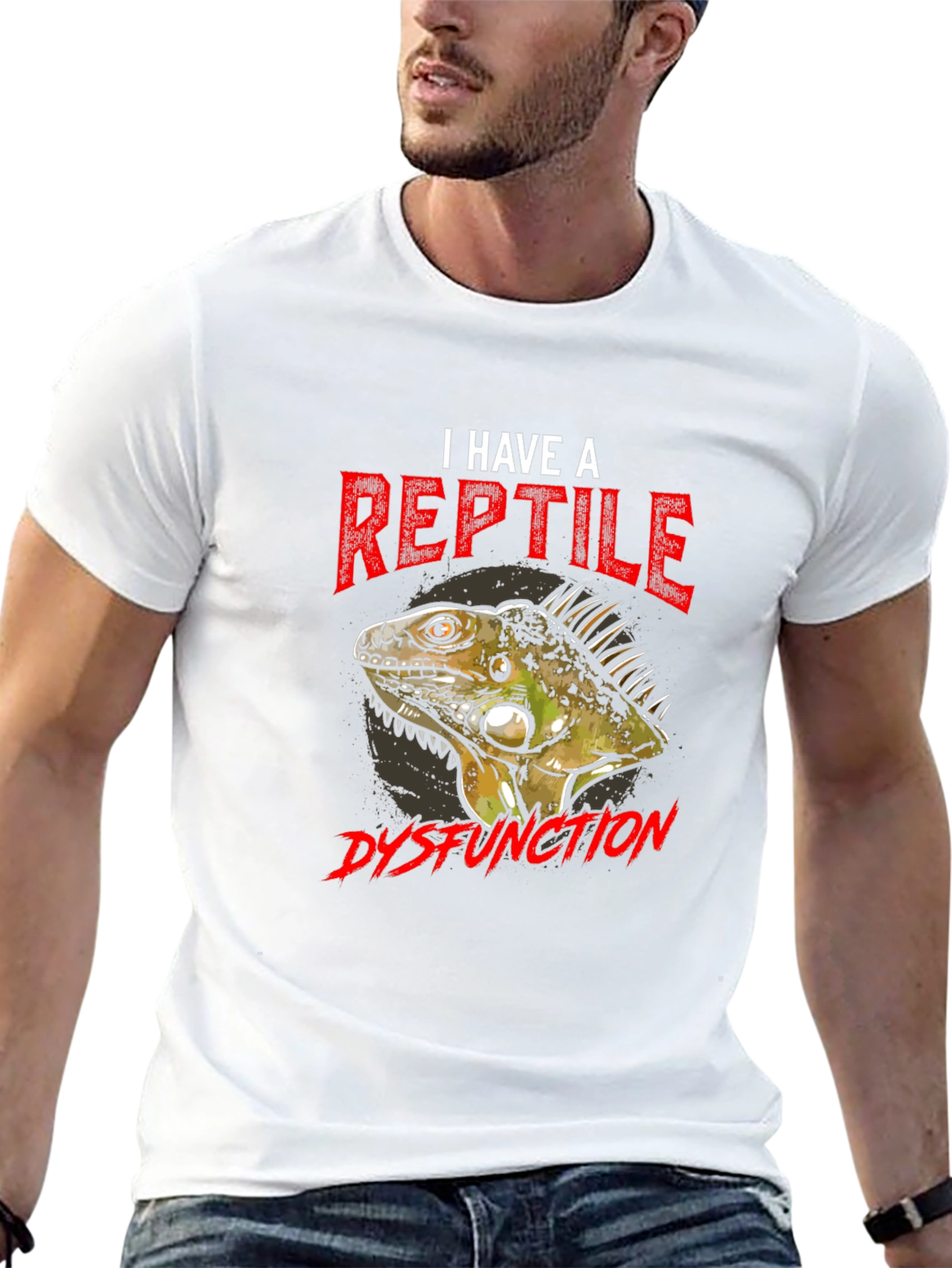 Black Reptile Dysfunction T-Shirt view 13