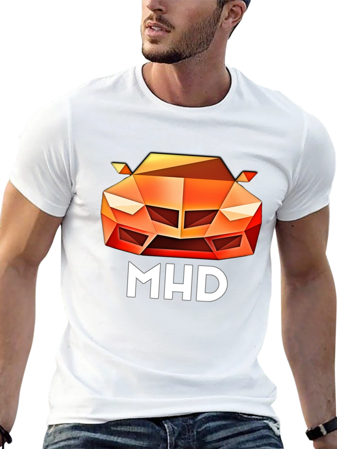 Black MHD Car Graphic Tee - Cool Streetwear view 13