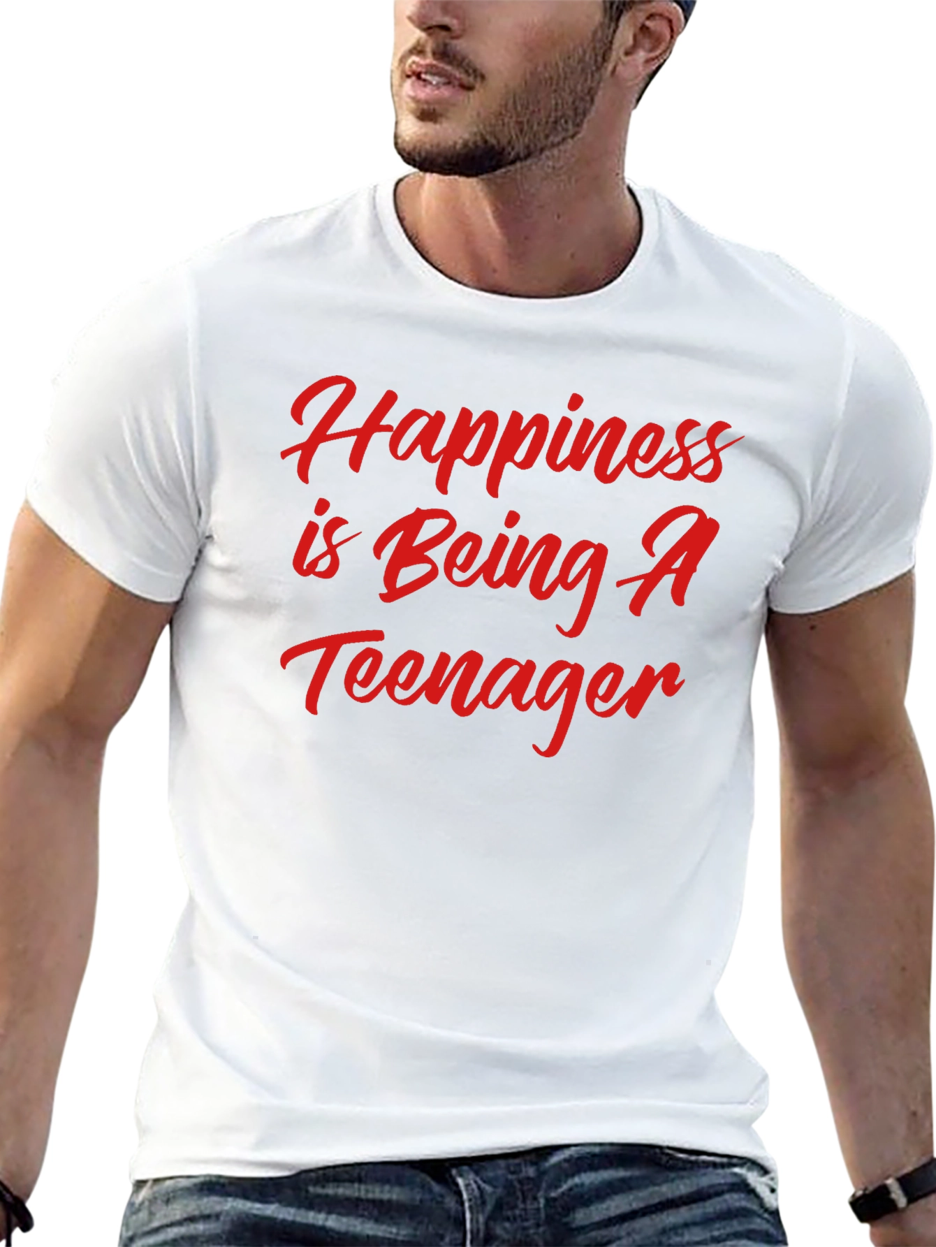 Black Happiness is Being A Teenager T-Shirt view 13