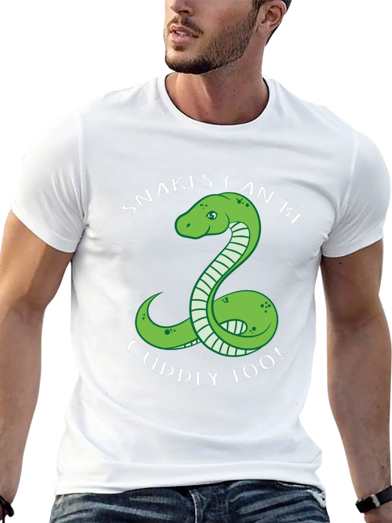 Black Snakes Can Be Cuddly Too T-Shirt view 13