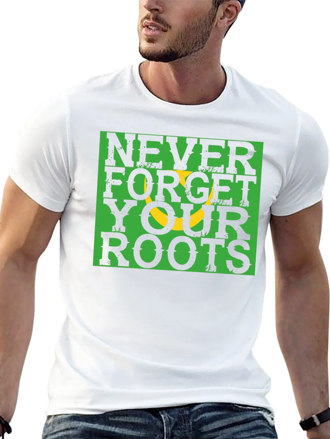 Black Never Forget Roots Graphic Tee view 13