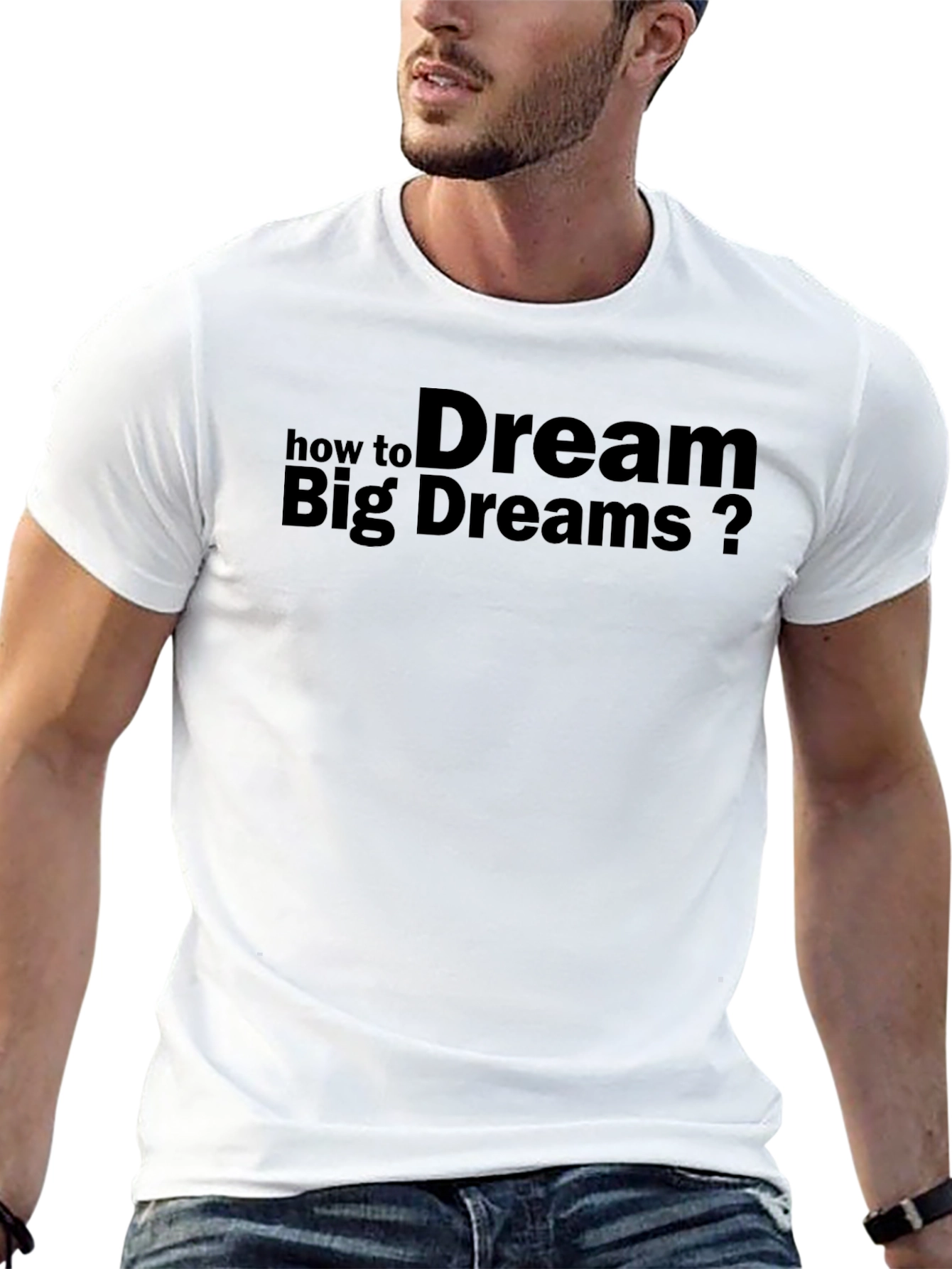 Black Dream Big Dreams T-Shirt - Motivational Tee view 13