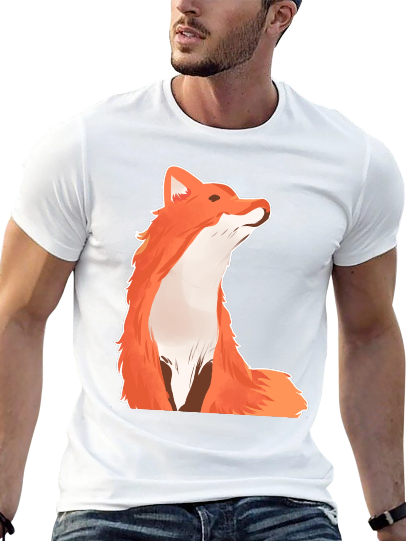 Black Fox Graphic T-Shirt view 13