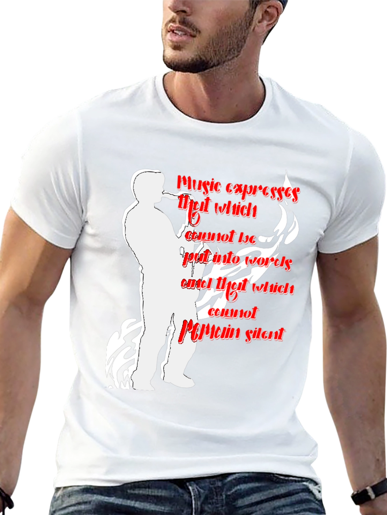 Black Music Expresses T-Shirt - Saxophone Player view 13