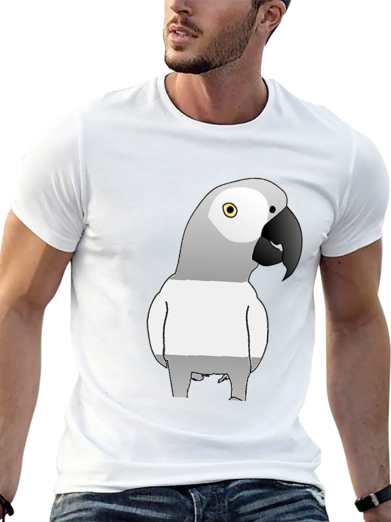 Black Parrot Graphic T-Shirt - Stylish Bird Lover Tee view 13