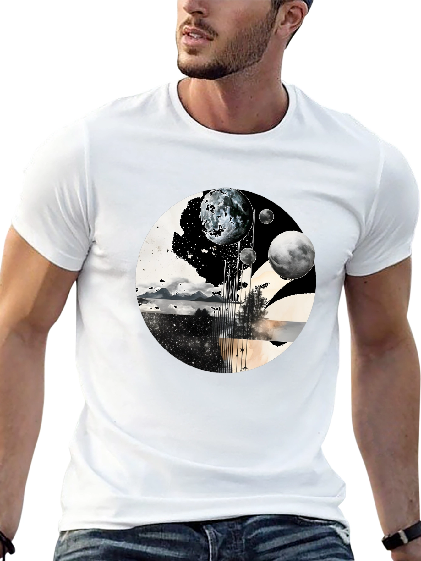 Planetary Landscape Graphic Tee - 13