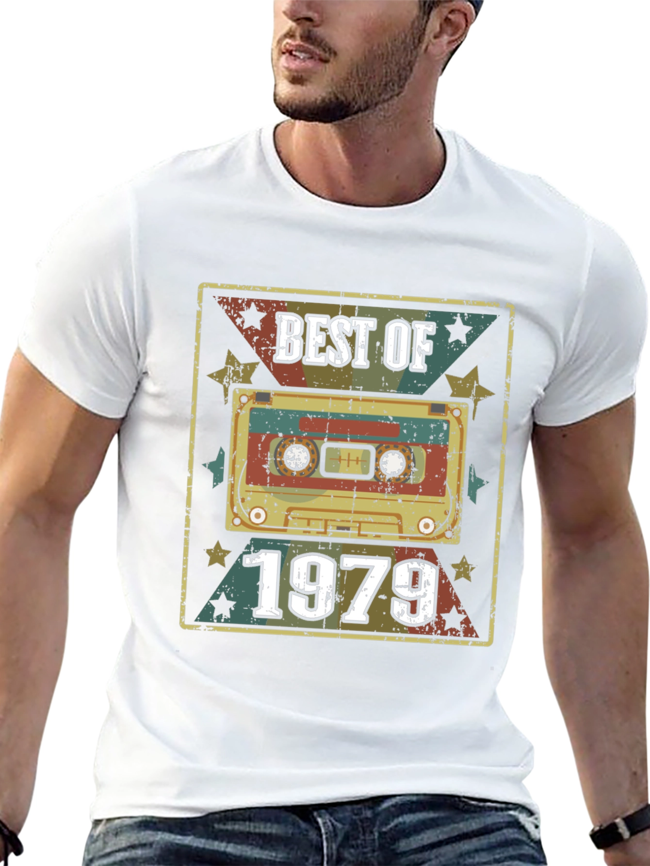 Black Best of 1979 Cassette Tape Graphic Tee view 13