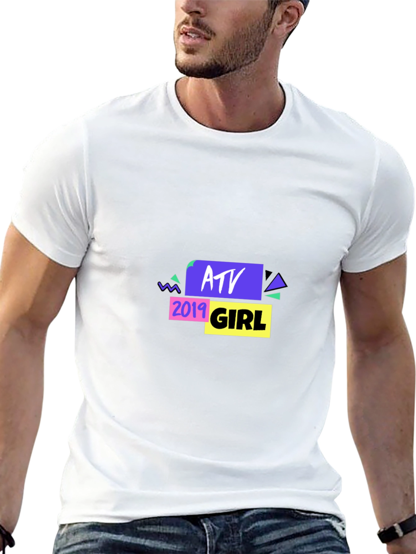 Black ATV 2019 Girl Black T-Shirt view 13