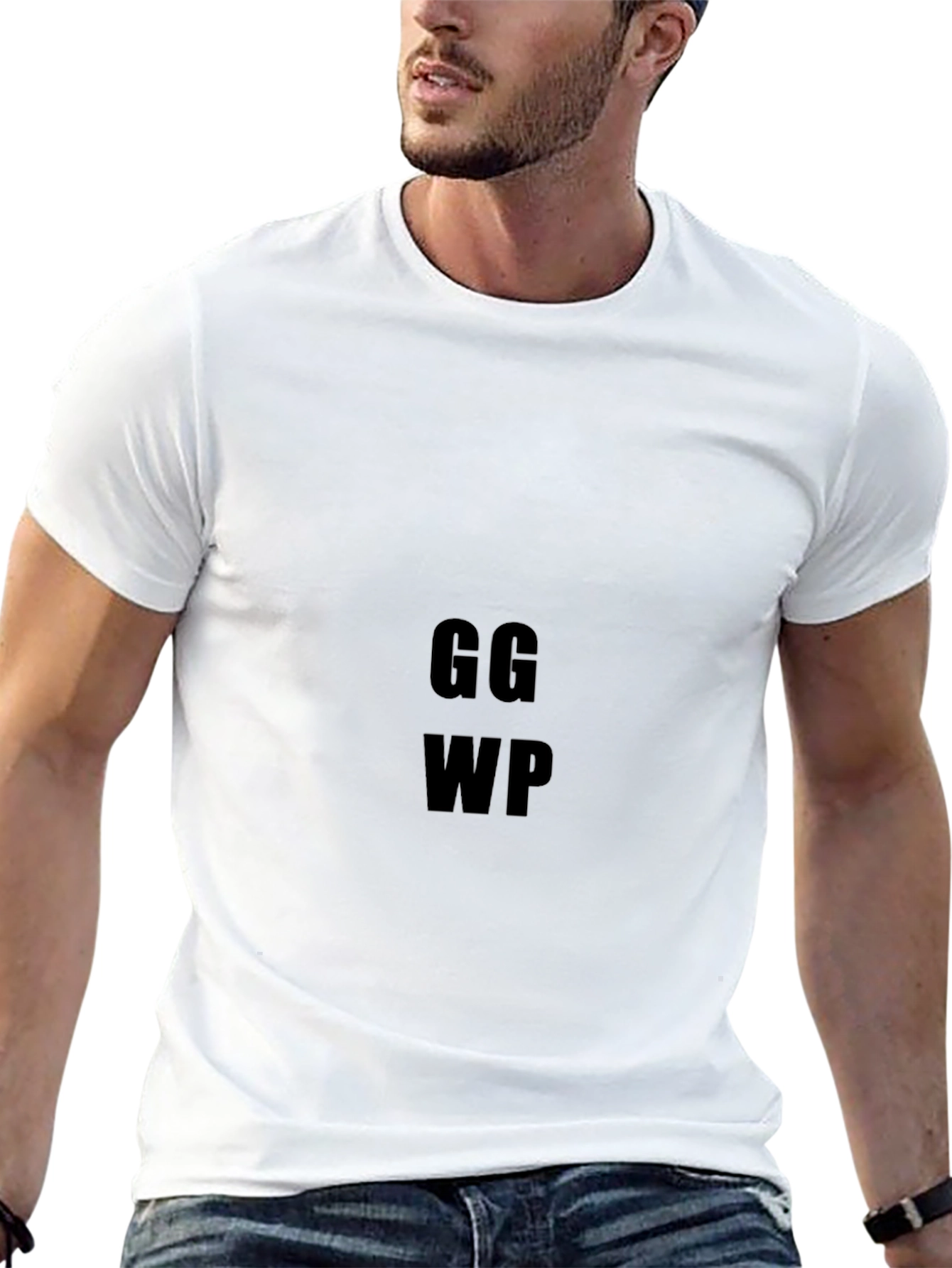 Black GG WP Black Graphic Tee - Good Game Well Played T-Shirt view 13