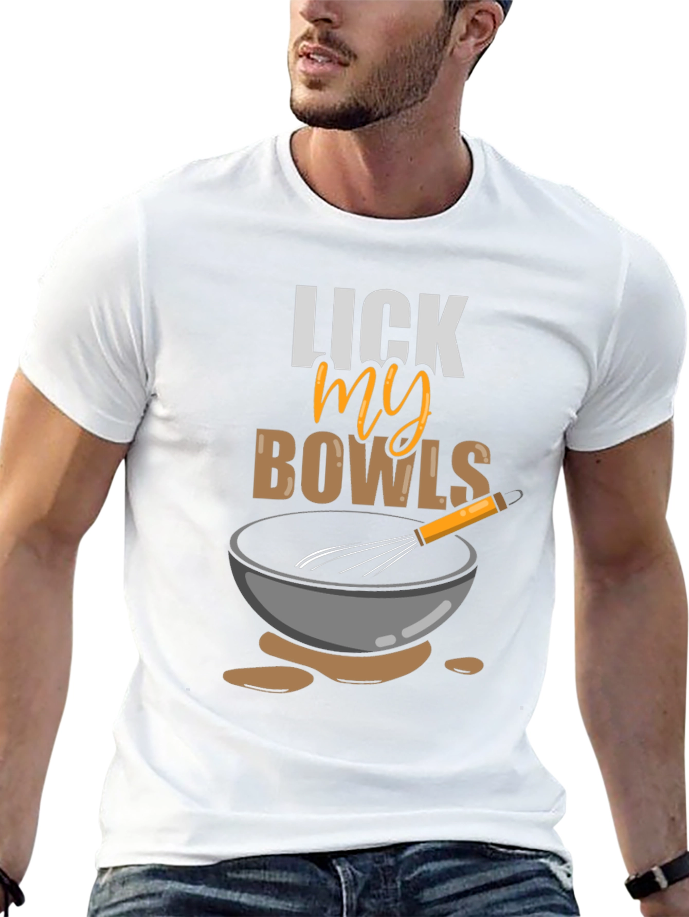 Black Lick My Bowls Graphic T-Shirt view 13