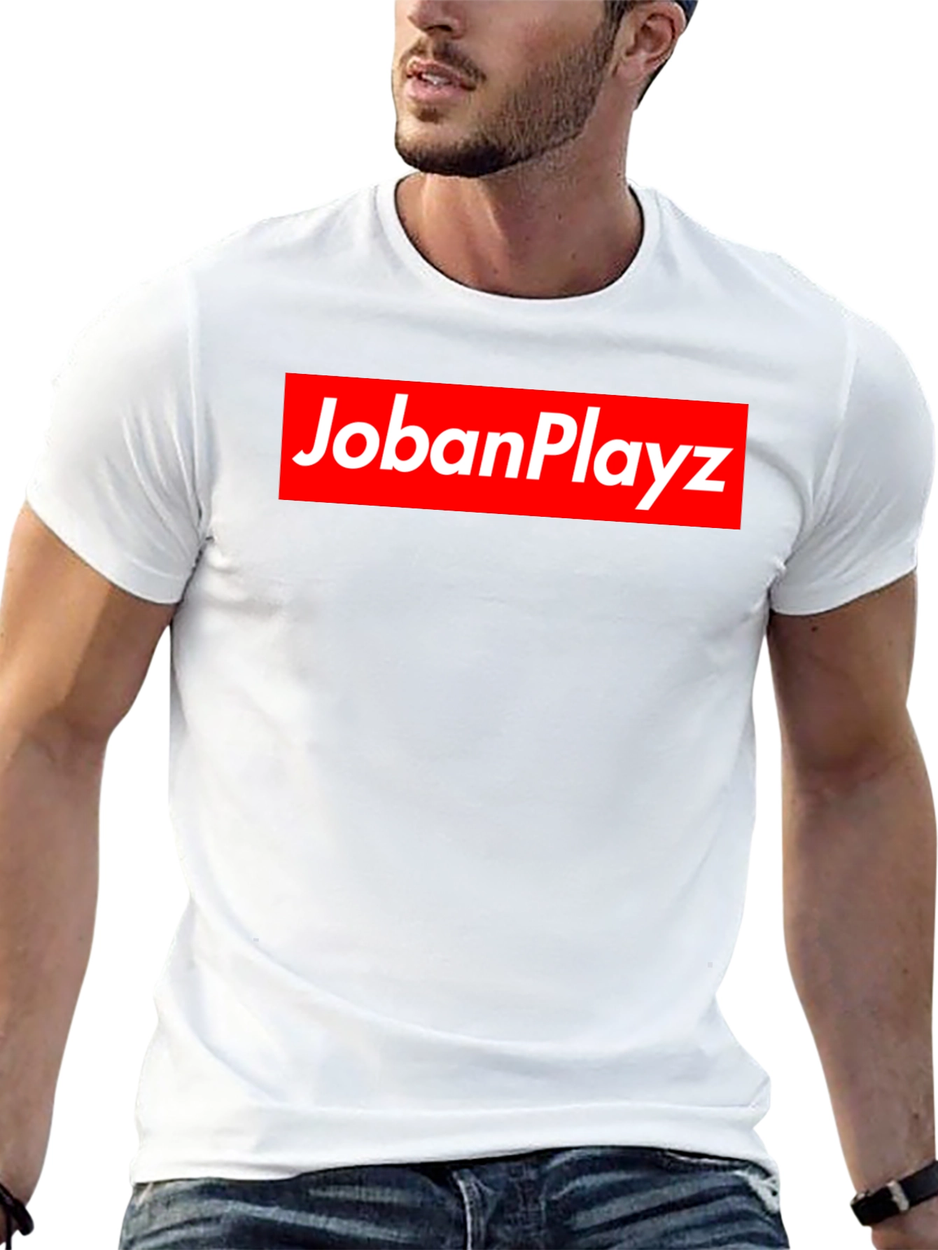 Black JobanPlayz Black Graphic Tee view 13