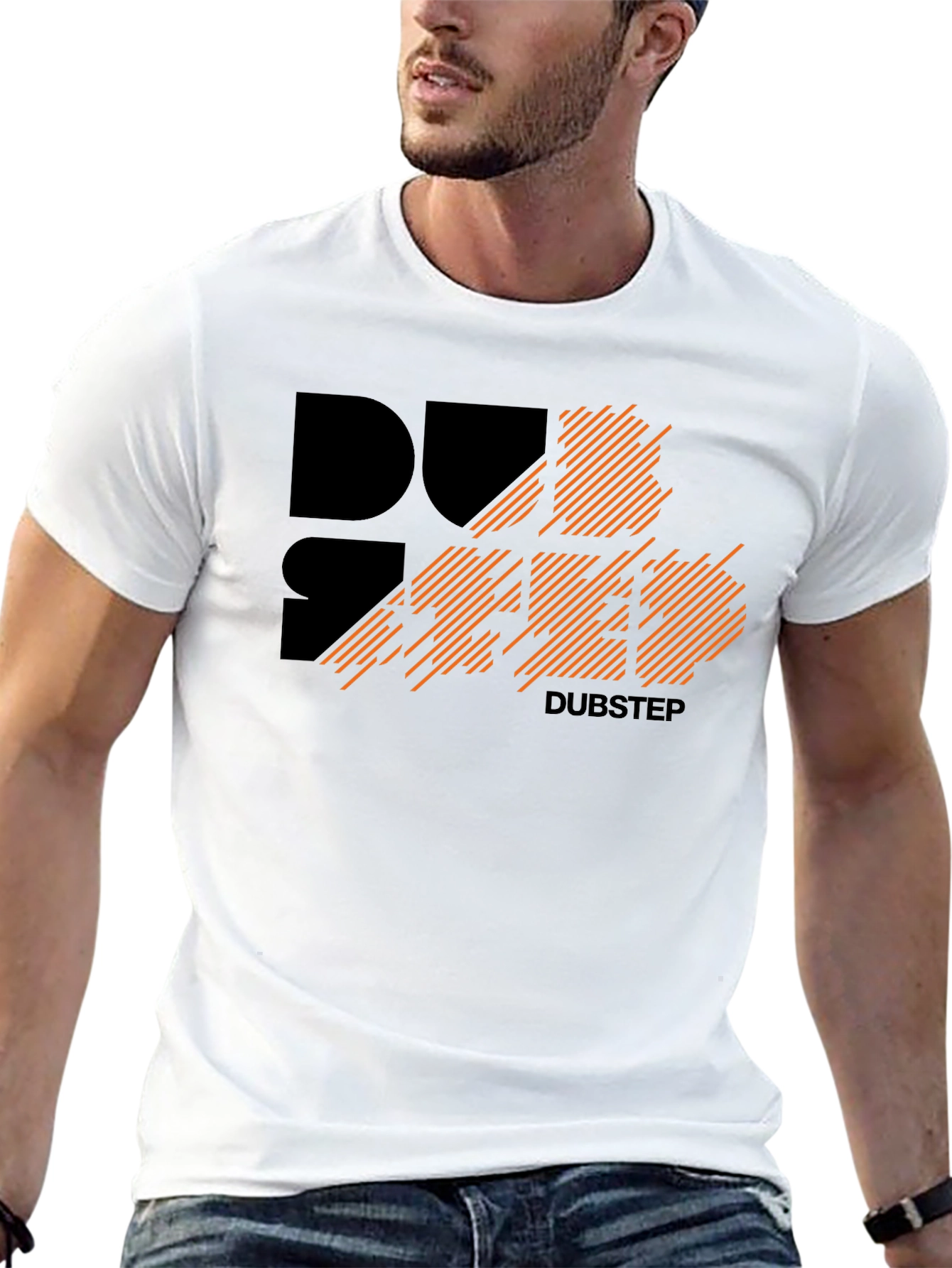 Black Dubstep Graphic T-Shirt - Modern DJ Music Tee view 13
