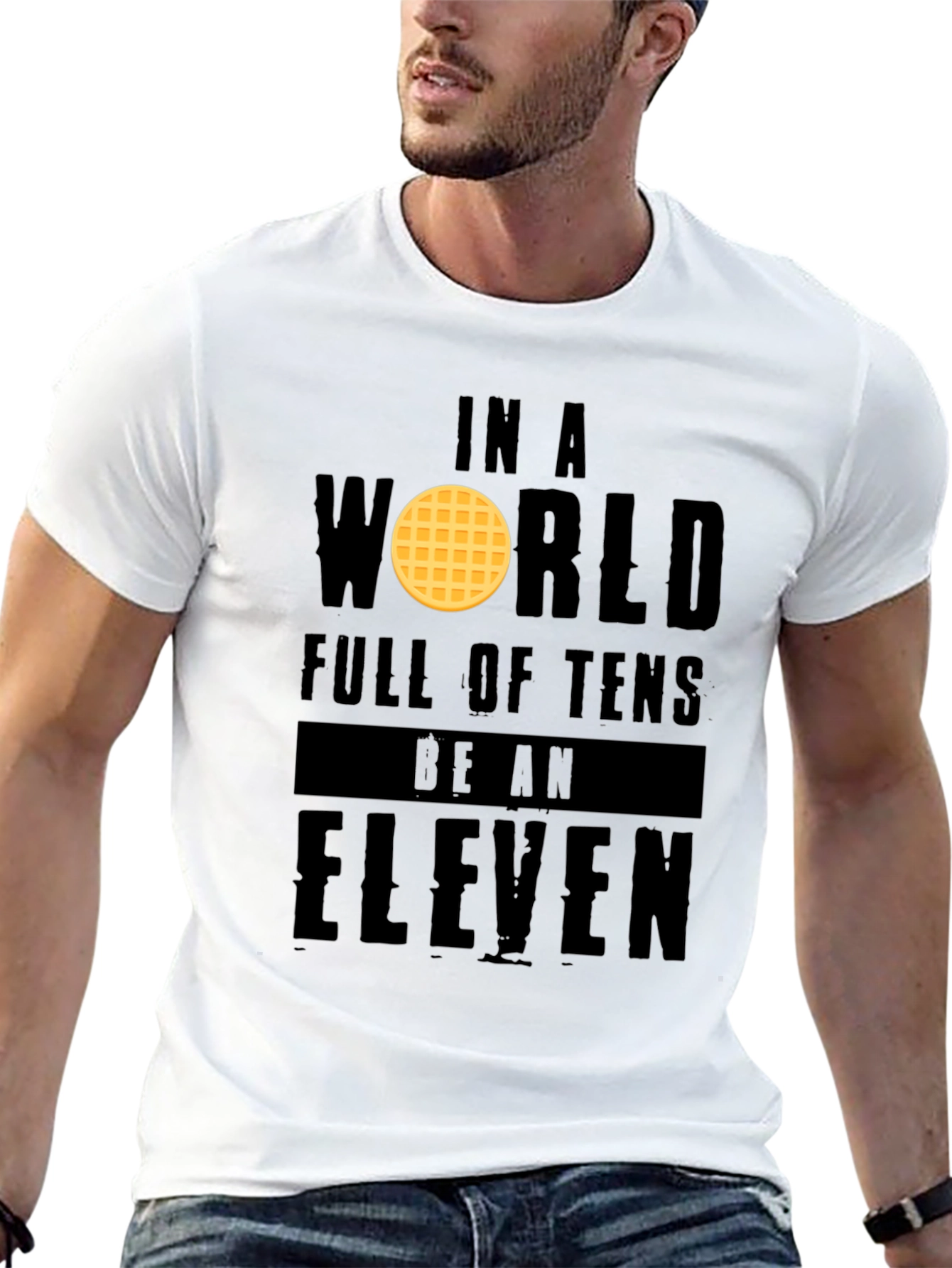 Black In a World Full of Tens Be an Eleven T-Shirt view 13
