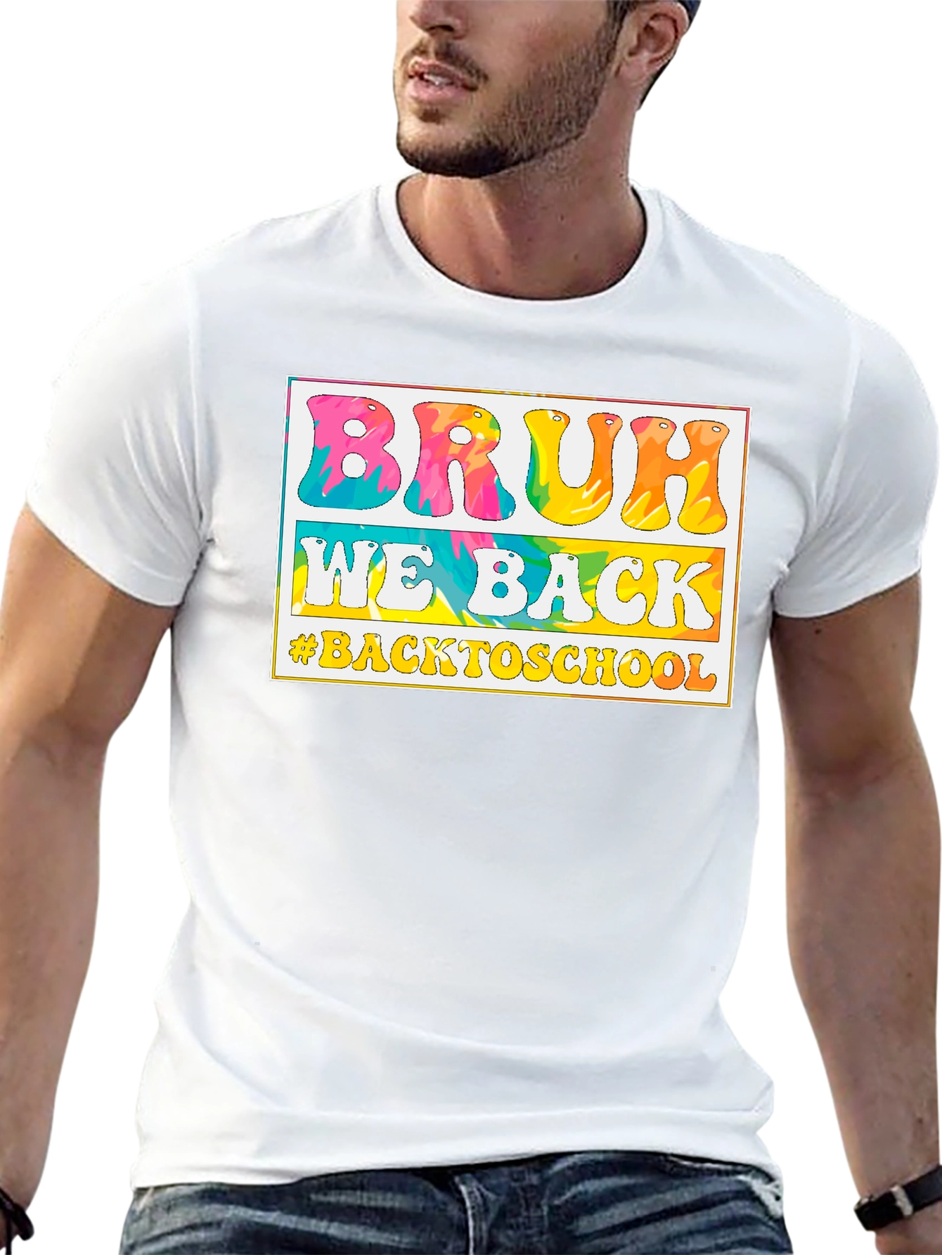 Black Bruh We Back to School T-Shirt view 13