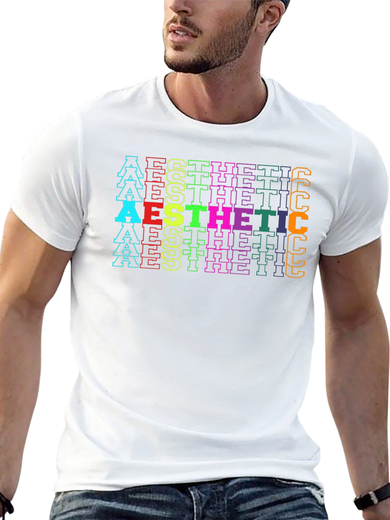 Black Aesthetic Graphic Tee - Retro Style view 13