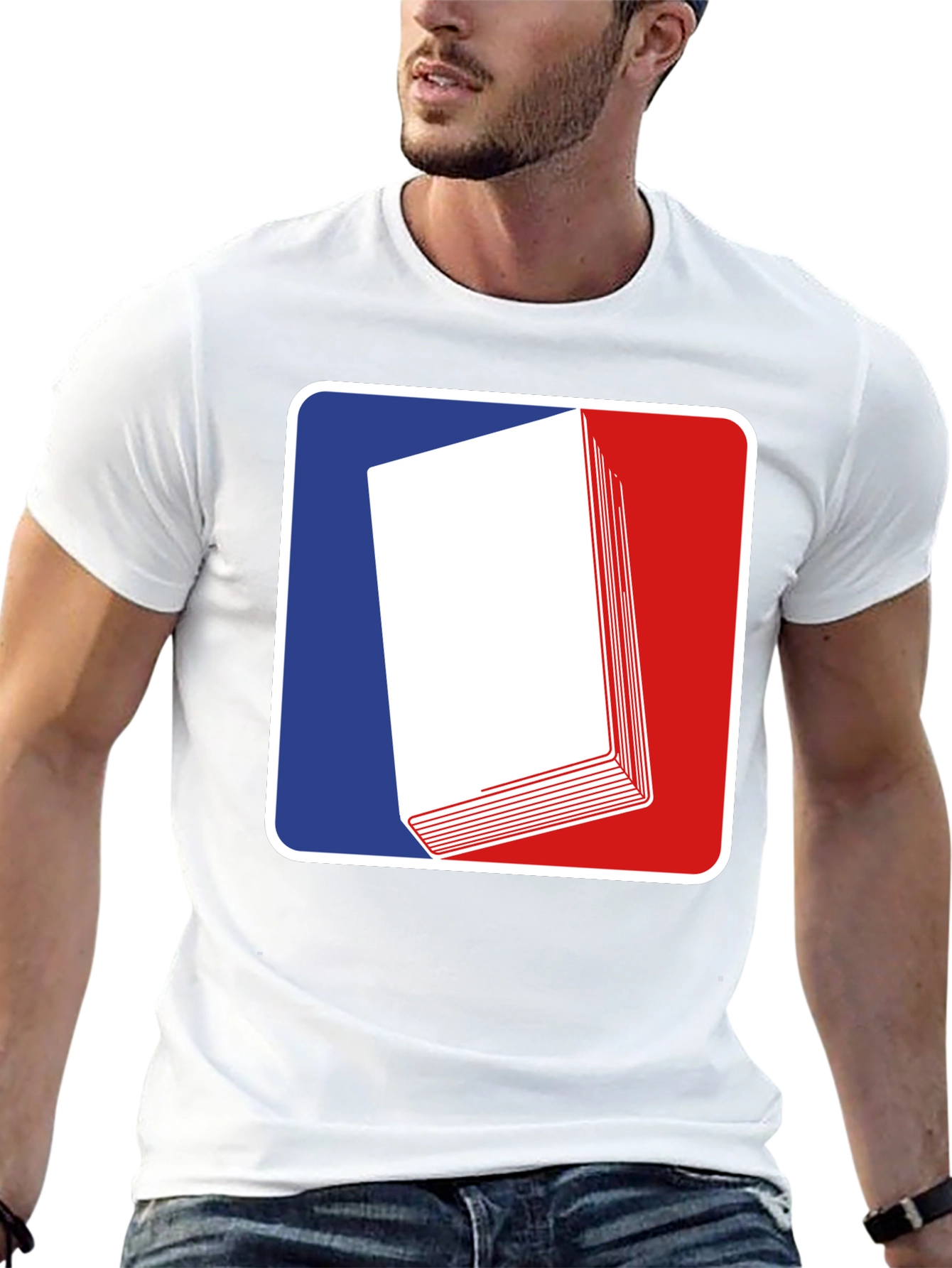 Black Graphic Tee: Books USA Style view 13