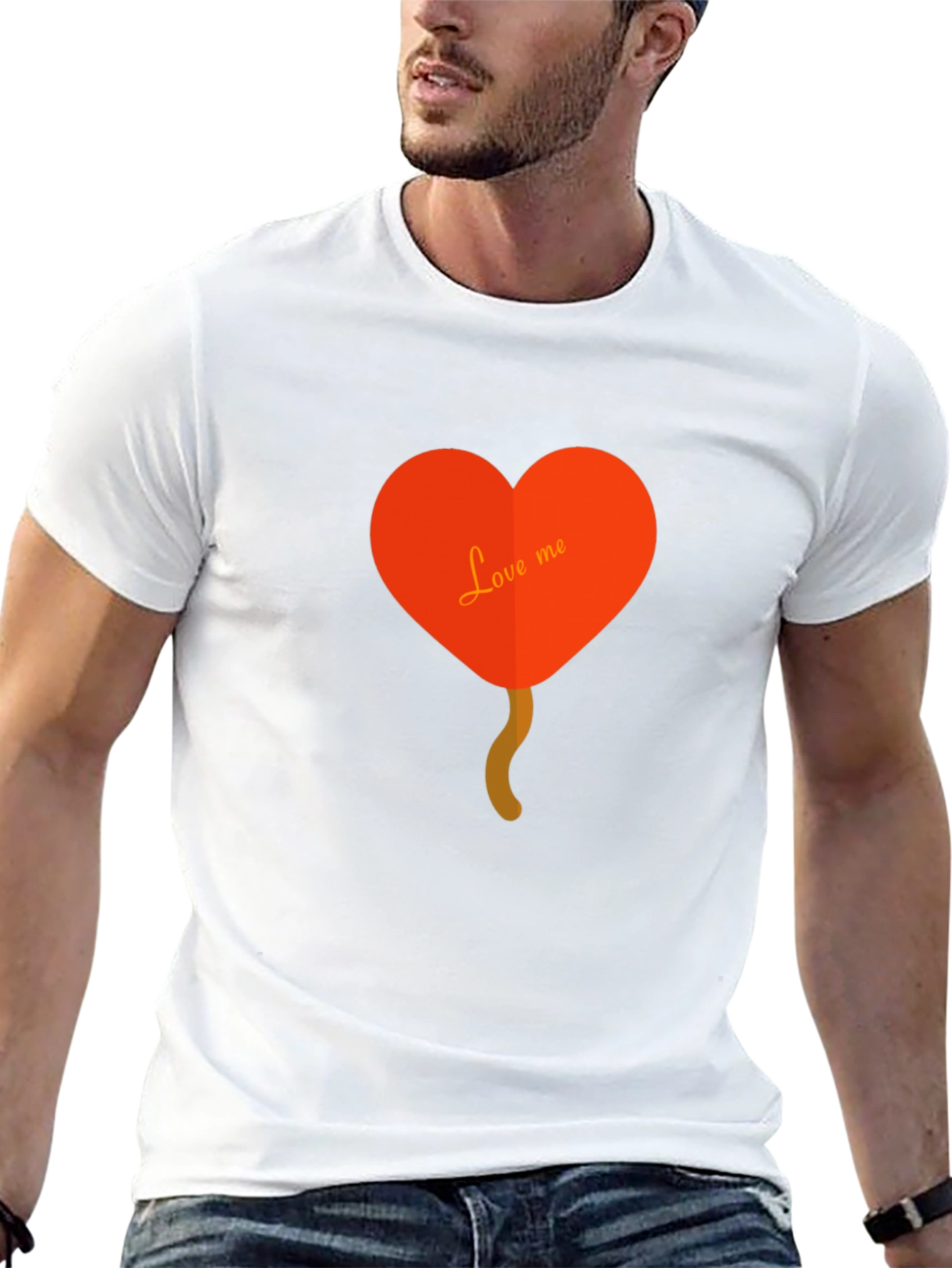 Love Me Heart Balloon Graphic Tee - 13